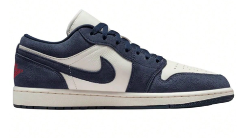 Air Jordan 1 Low SE 'Obsidian University Gold' Blue Sneakers Men IO7448-400