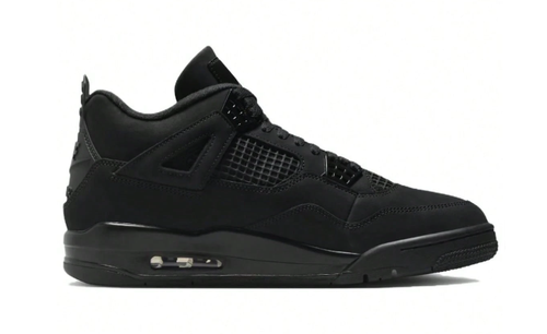 Jordan Air Jordan 4 "Black Cat" - Stylish And Comfortable Mid-Top Retro Basketball Shoes